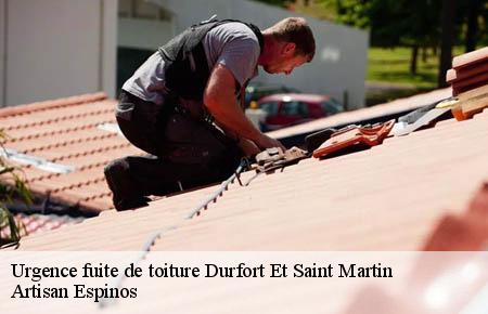 Urgence fuite de toiture  durfort-et-saint-martin-30170 Artisan Espinos