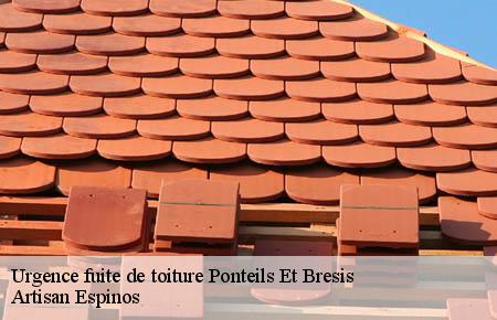 Urgence fuite de toiture  ponteils-et-bresis-30450 Artisan Espinos