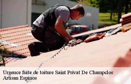 Urgence fuite de toiture  saint-privat-de-champclos-30430 Artisan Espinos