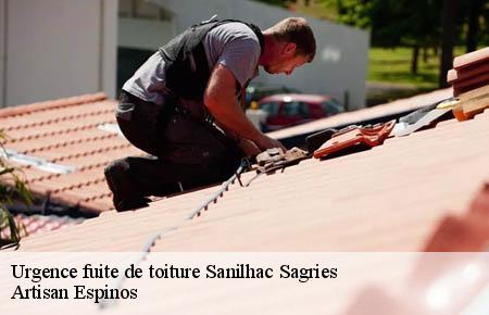 Urgence fuite de toiture  sanilhac-sagries-30700 Artisan Espinos